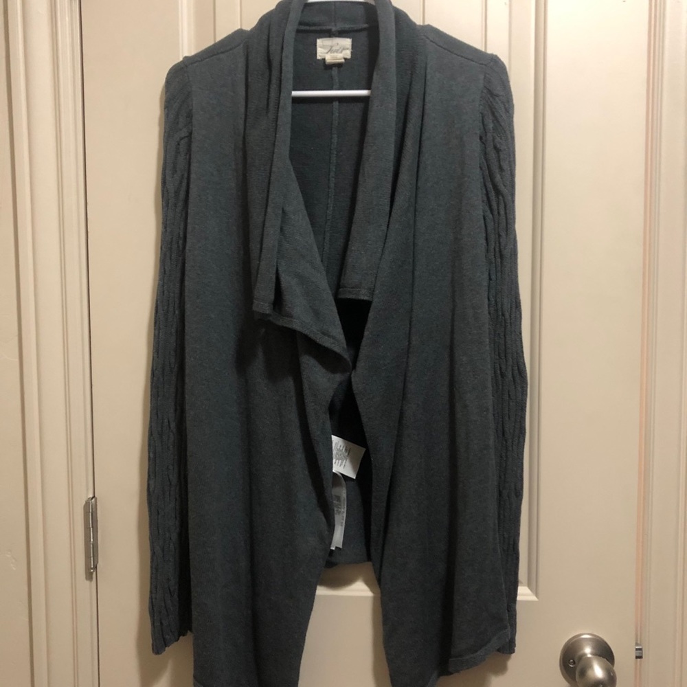 Levi’s Cardigan with Cable Knit Arm Detail
